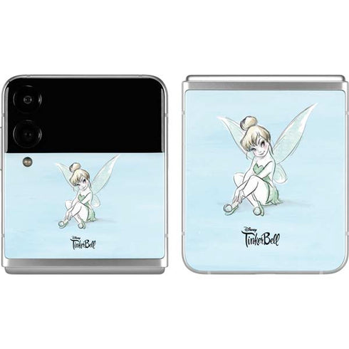 Disney Tinker Bell Sketch Art Galaxy Z Flip4 5G Skin